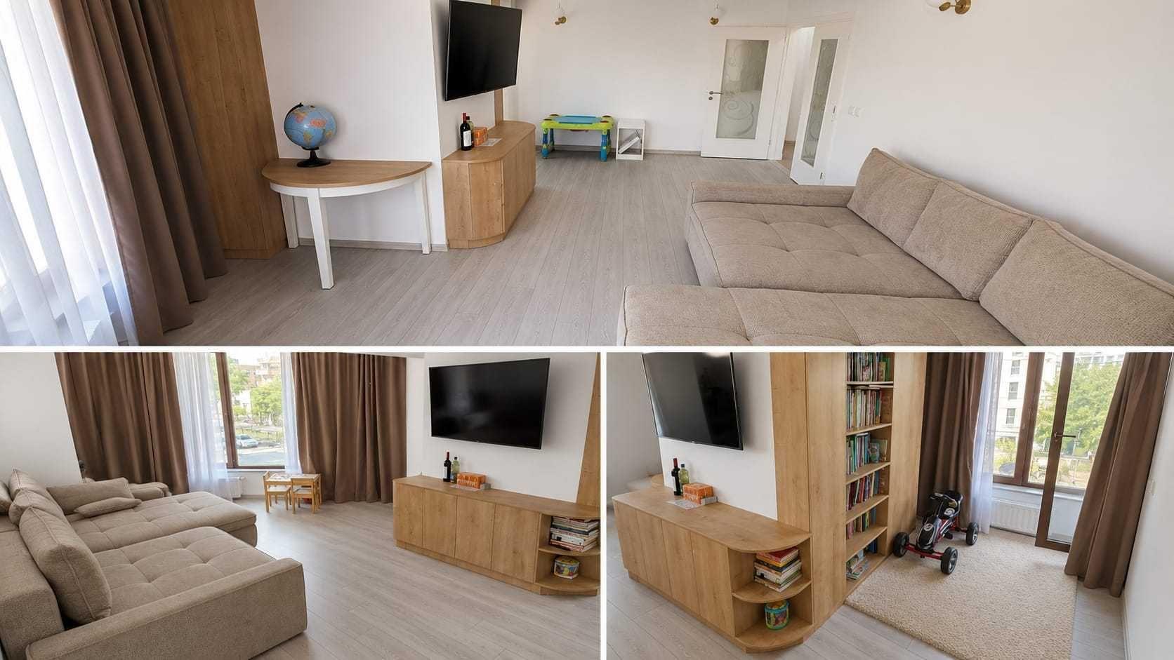 105 mp utili -3 camere -Mobilat și utilat -Proprietar - imagine 1