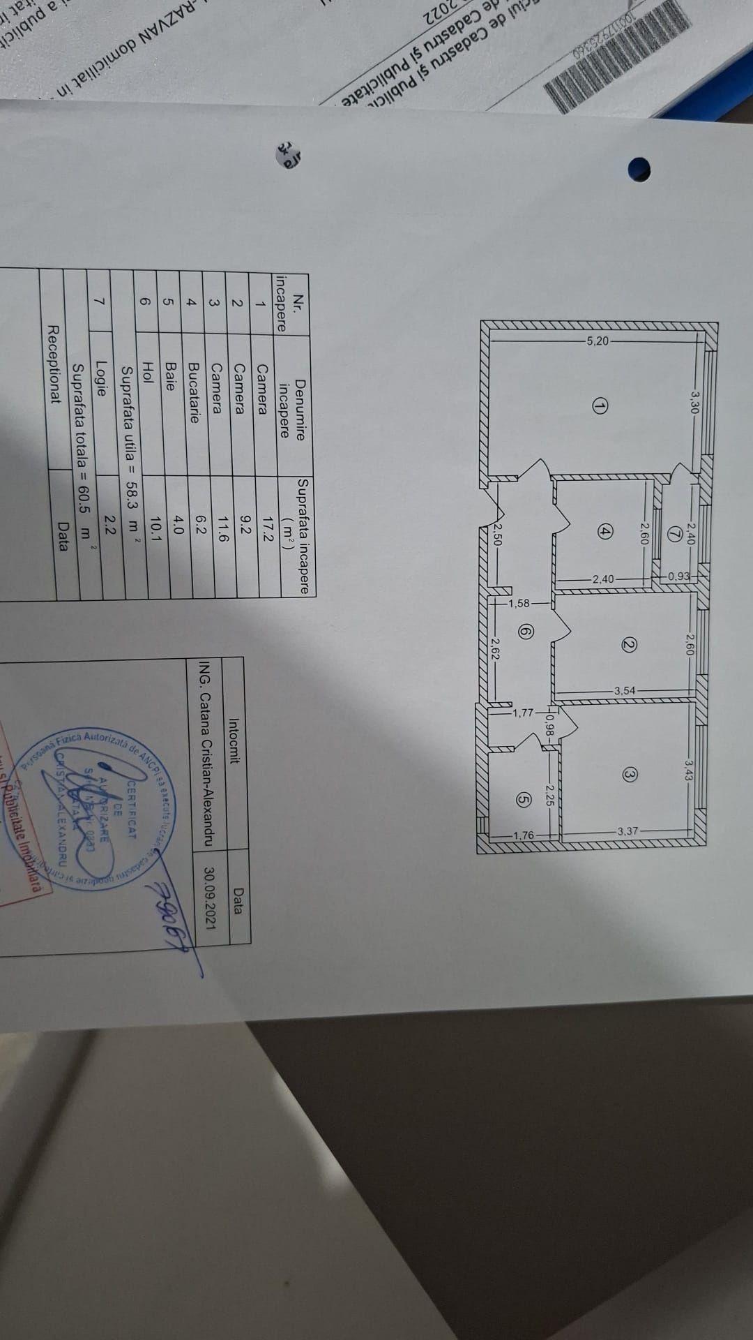 Apartament 3 camere - imagine 1