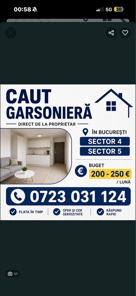 Caut garsoniera pe termen lung