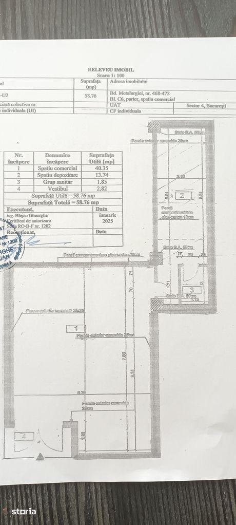 Inchiriez spatiu comercial 59 mp-Studio Plus Metalurgiei -Proprietar