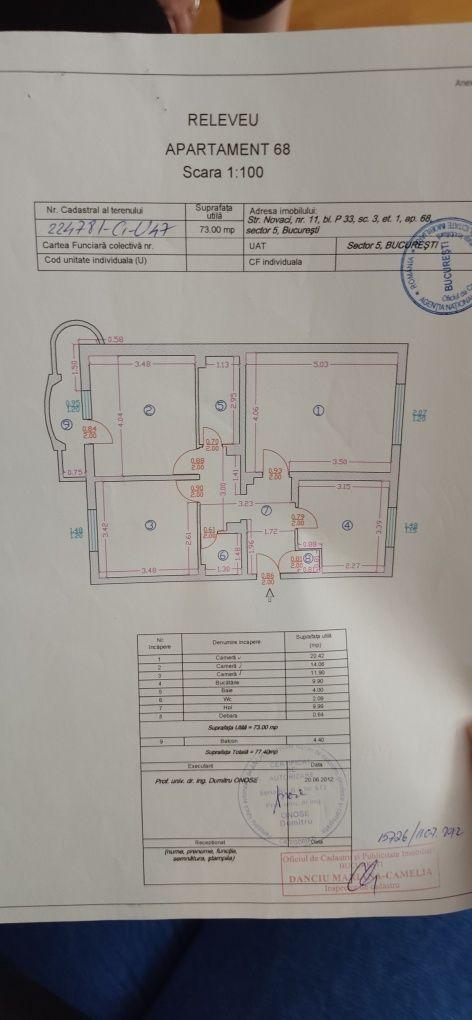 Apartament 3camere - imagine 1