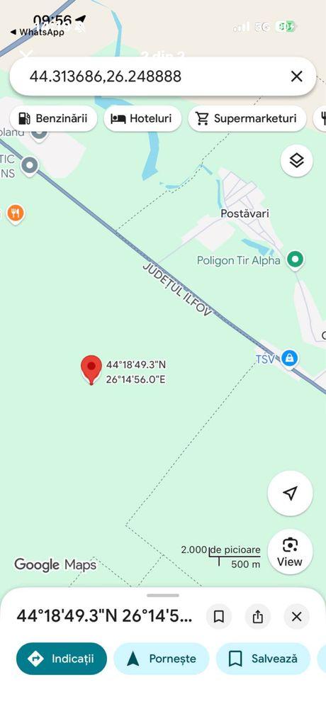 Vând teren extravilan situat în Popești-Leordeni - imagine 1