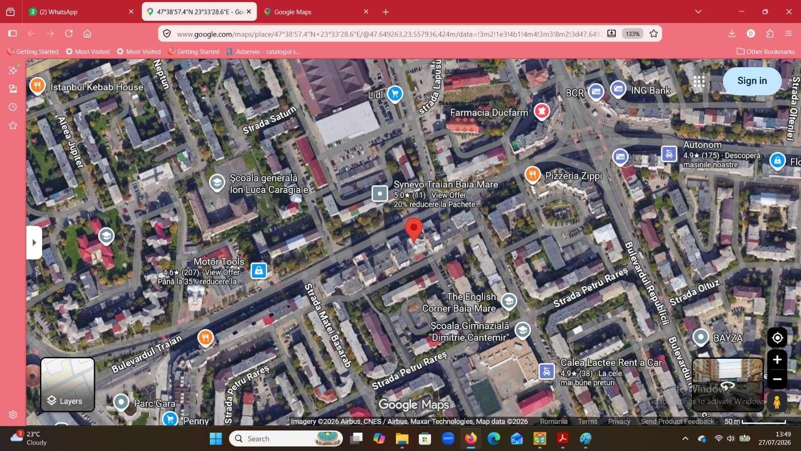 OCAZIE. De Vanzare Spatiu Comercial cu vad  GARANTAT
