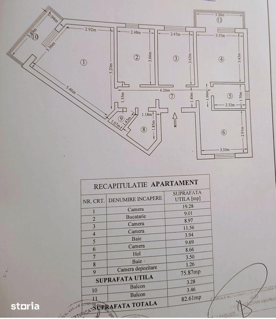 Persoană fizică, vânzare apartament 4 camere sau schimb cu 2 camere - imagine 1