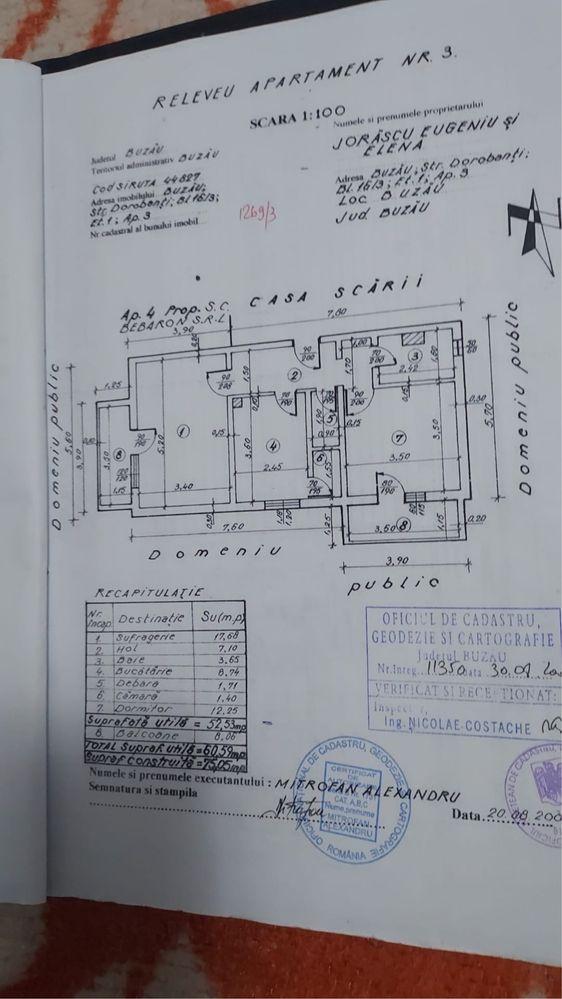 Apartament 2 camere 63mp