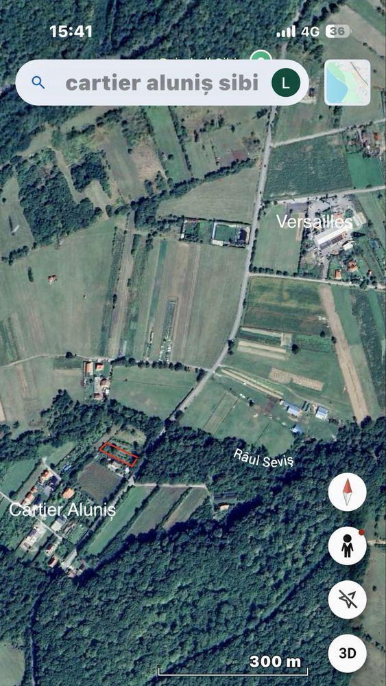 Vand Teren Sibiu intravilan langa cartier Alunis - imagine 1