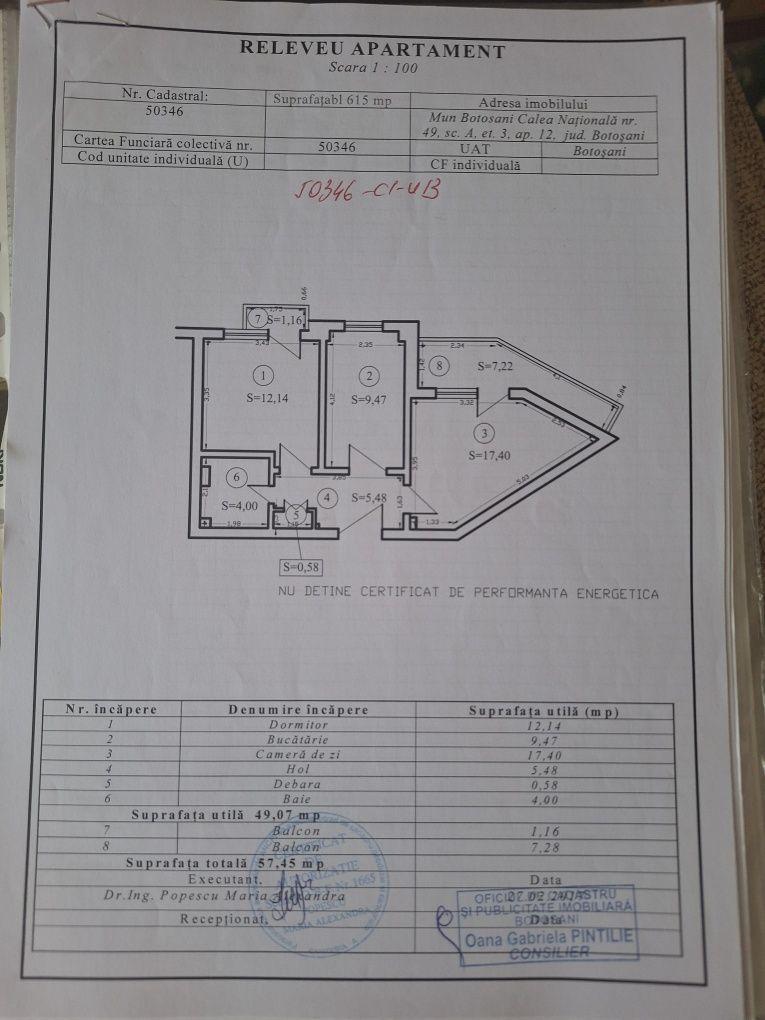 Apartament cu doua camere decomandate - imagine 1