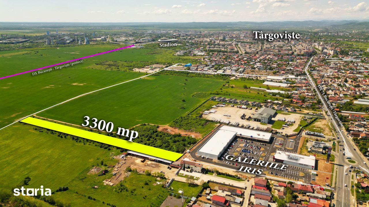 Teren intravilan 3300 mp Târgoviște - Ulmi - Galeriile Iris - imagine 1