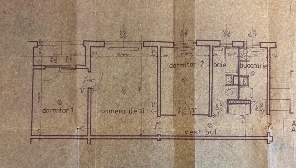 Apartament 3 Camere Casa de Cultură | Etaj 2 4 | Centrală Gaz | Izolat Exterior - imagine 1