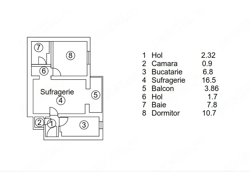 Vand apartament cu 2 camere la Victoriei - imagine 1