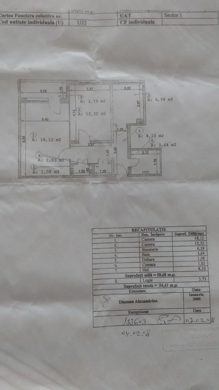 De vanzare apartament 2 camere Piata Domenii