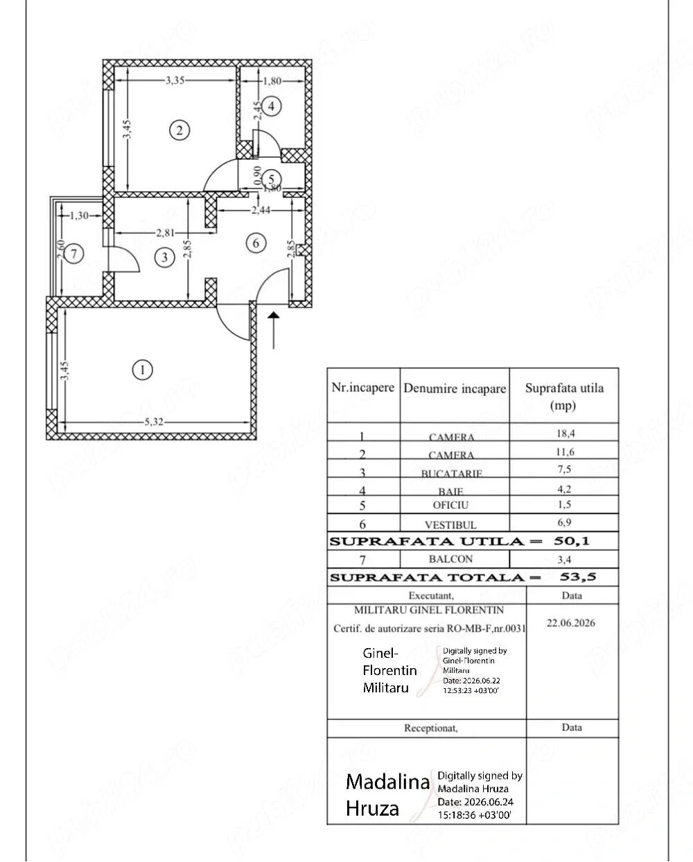 Apartament 2 camere, decomandat. Metrou Aparatorii Patriei. - imagine 1