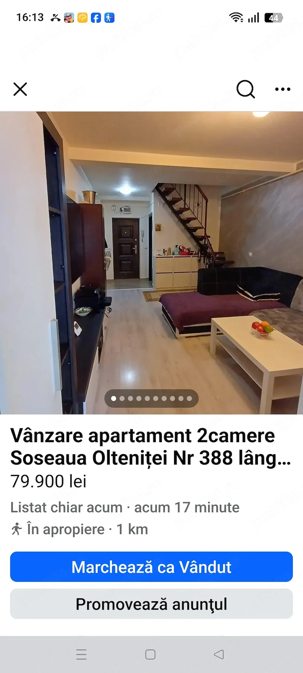 Vând apartament 2 camere - imagine 1