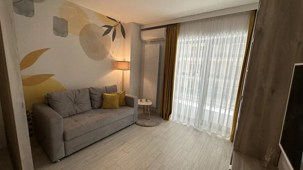 PROPRIETAR, Garsoniera deosebita, Moghioros Park Residence, metrou 5 min, mobilata complet si modern - imagine 1