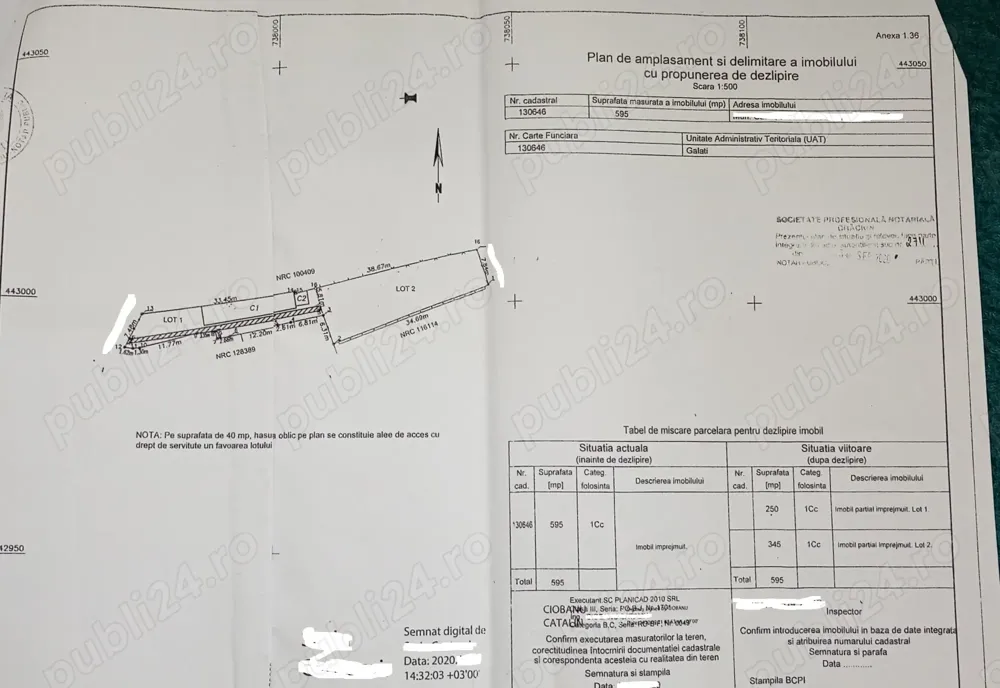 Teren de vanzare in centrul orasului Galati . - imagine 1