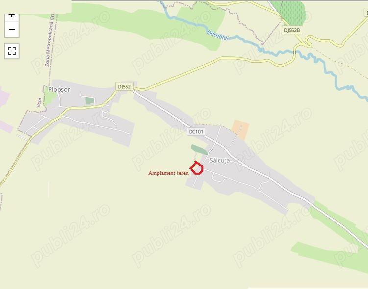 Vand 4200 mp teren intravilan in comuna Salcuta, jud. Dolj