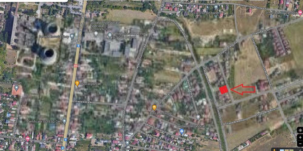 Teren intravilan pentru casă 500 mp în zona Bariera Vâlcii