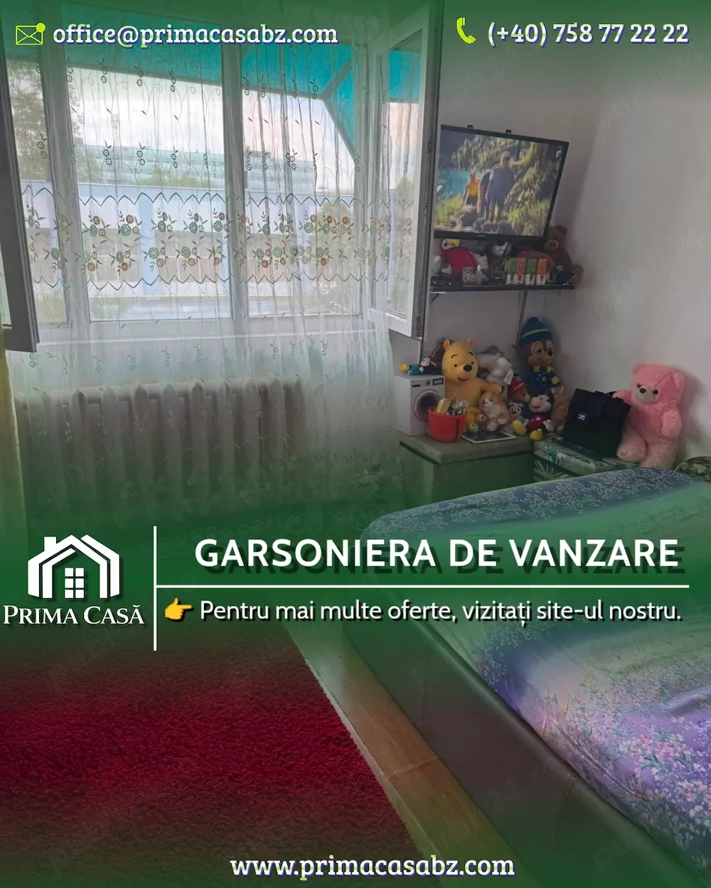 Camera de camin cu baie proprie   zona Brosteni Contactoare   etaj 2   cu imbunatatiri - imagine 1
