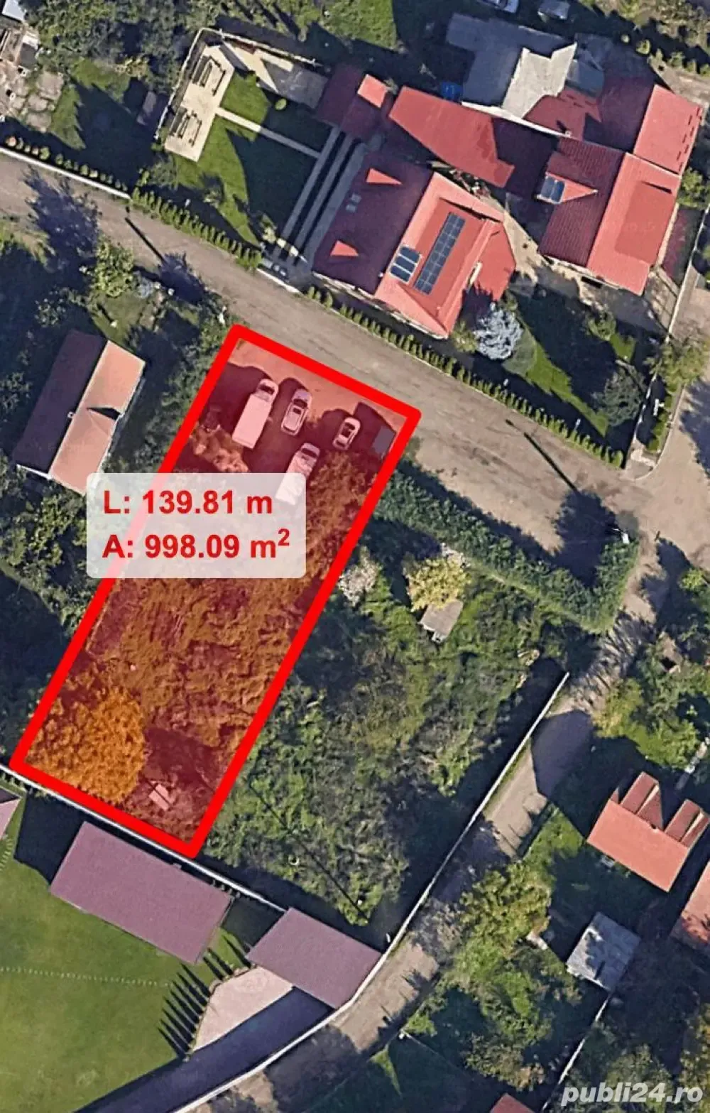 Vând teren intravilan 10 ari   Zona Bercu Roșu, Satu Mare - imagine 1