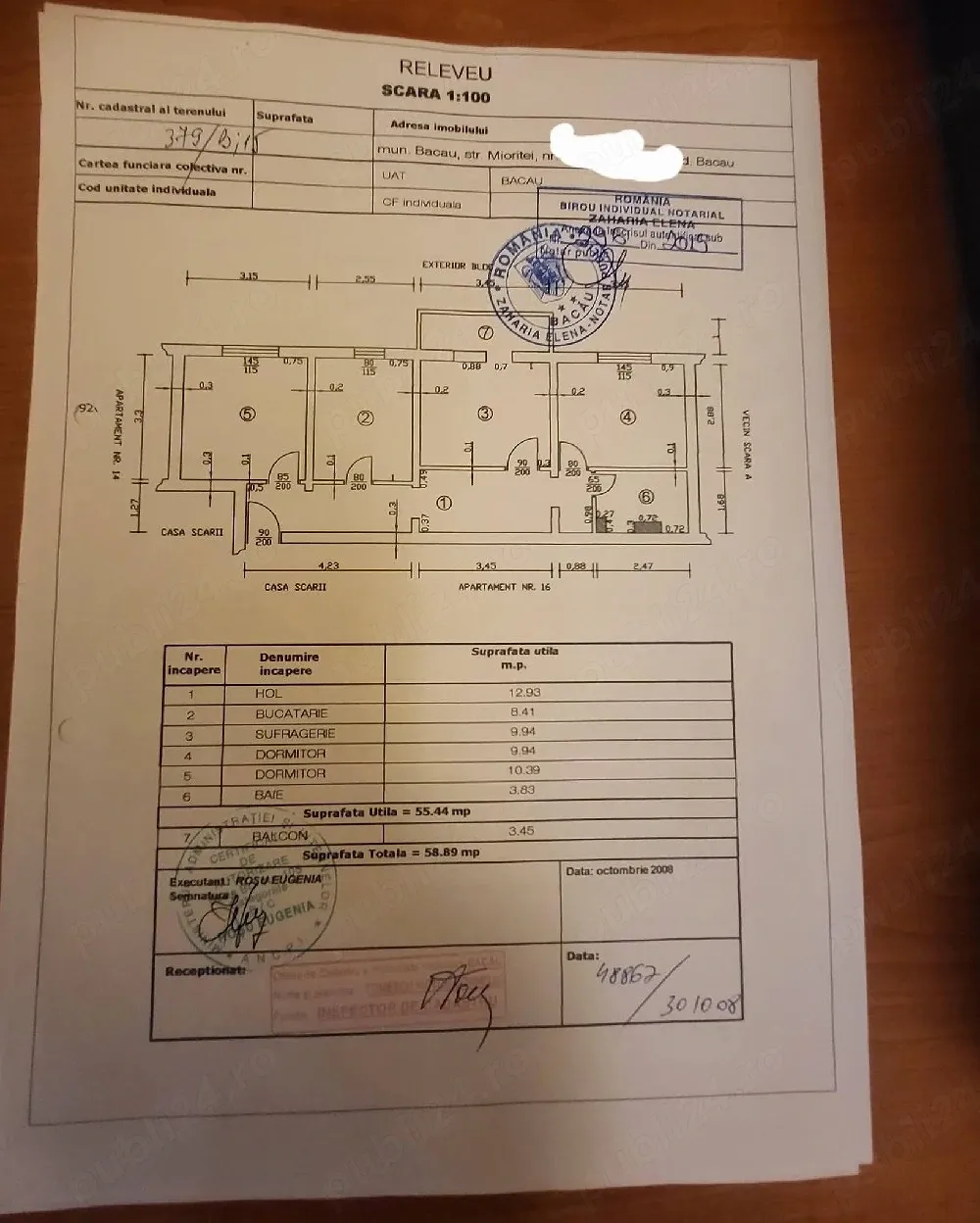 Proprietar vând apartament 3 camere Str.Mioriței - imagine 1
