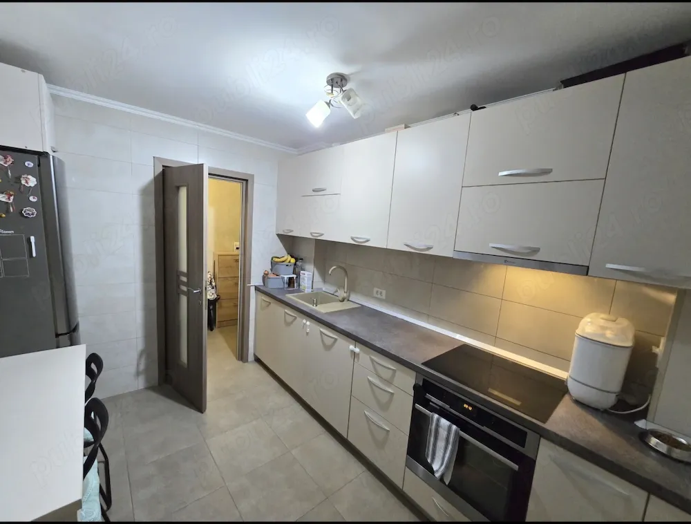 Vând apartament 2 camere - Etaj 1 - 50 mp - renovat utilat si mobilat - George Enescu - Aleea Lalele