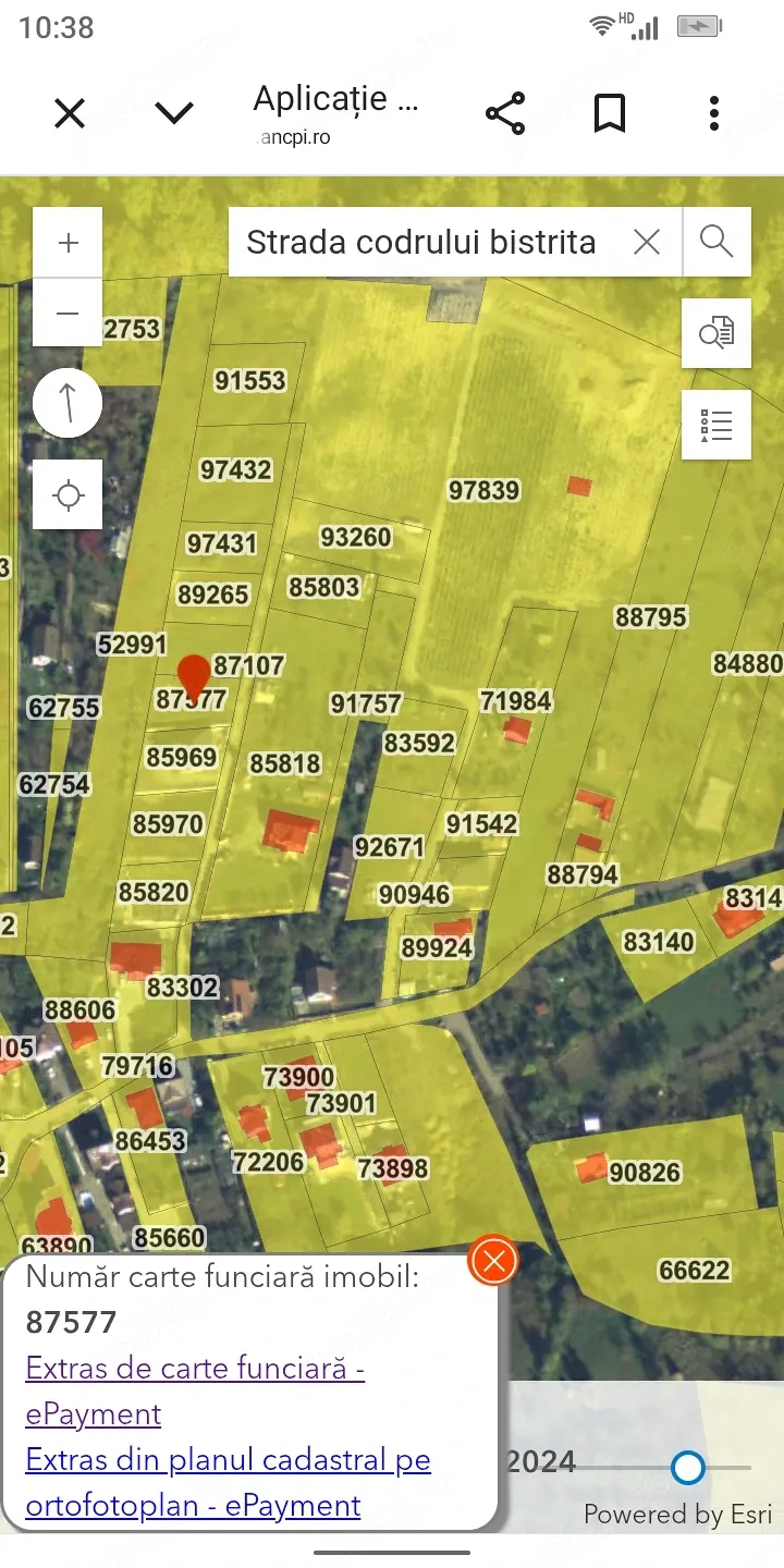 Vând teren intravilan strada codrului Nr 17 D Bistrita - imagine 1