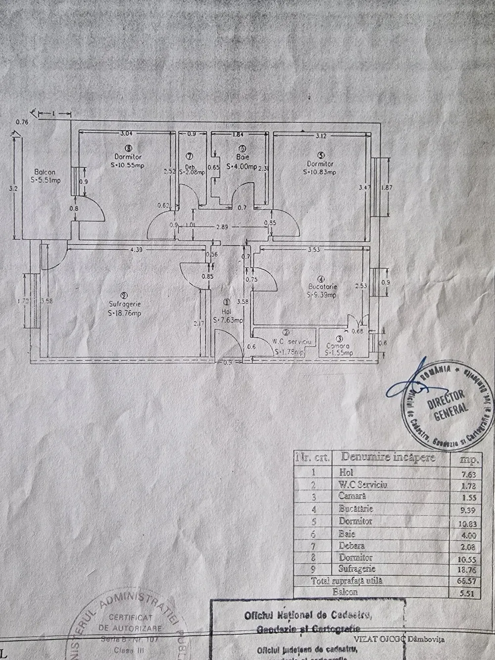 Apartament 3 camere M11 - imagine 1