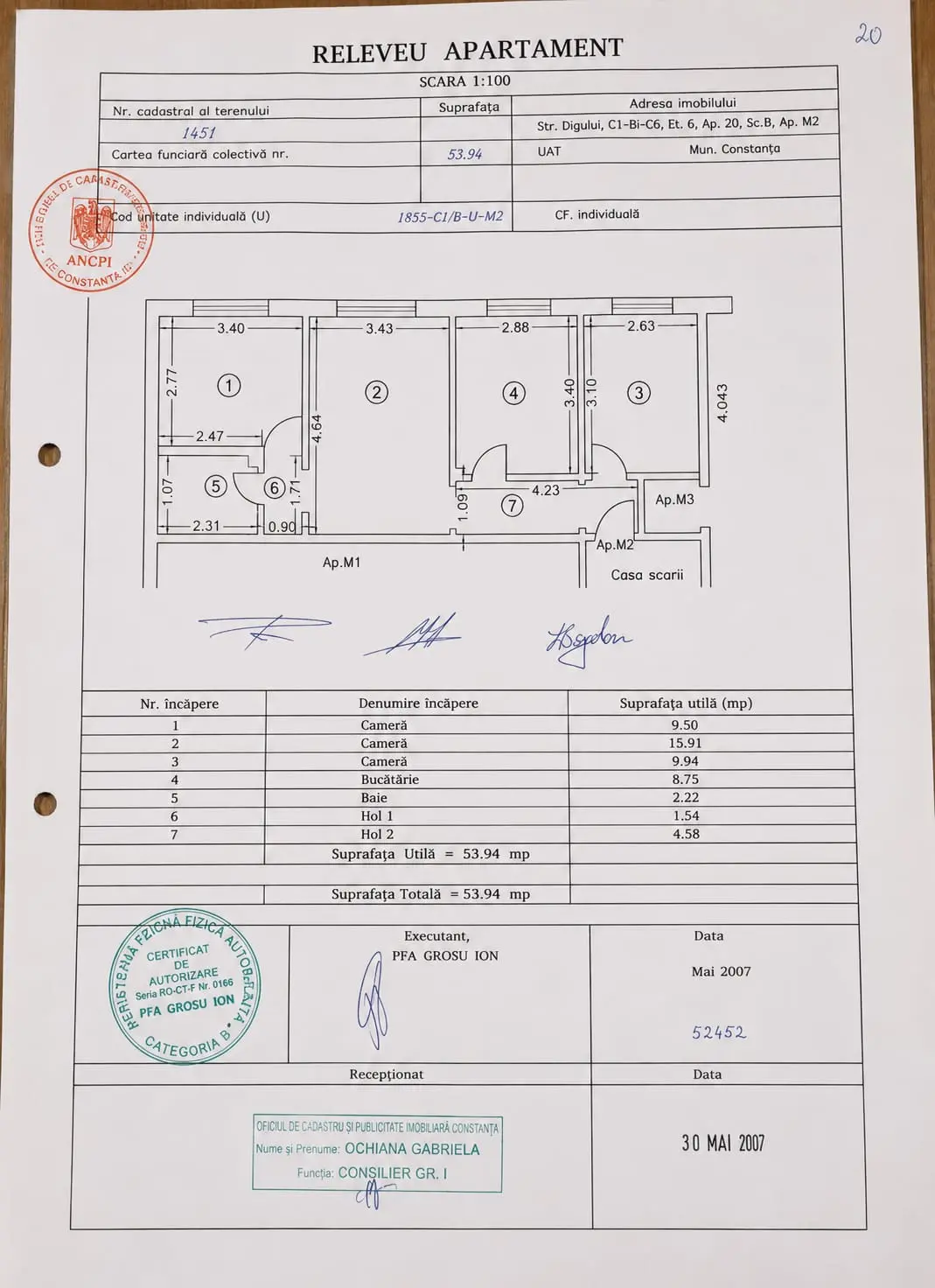 Apartament 3 camere Constanta - imagine 1