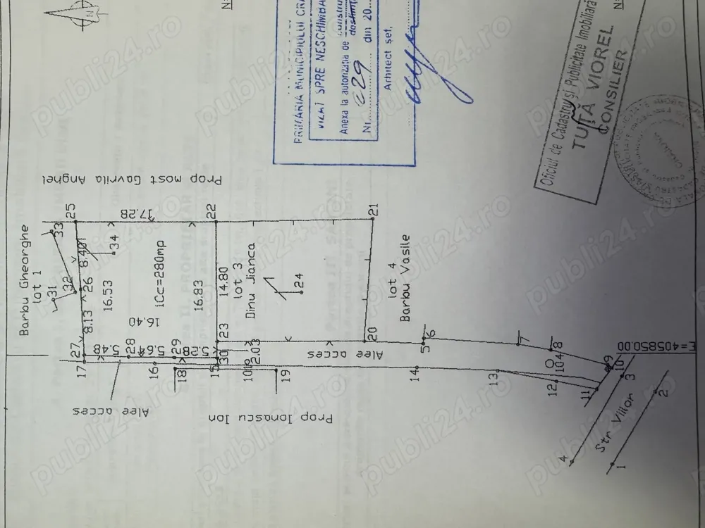 Teren 580 mp Bariera Vâlcii | Autorizație P+1 | Utilități la limită