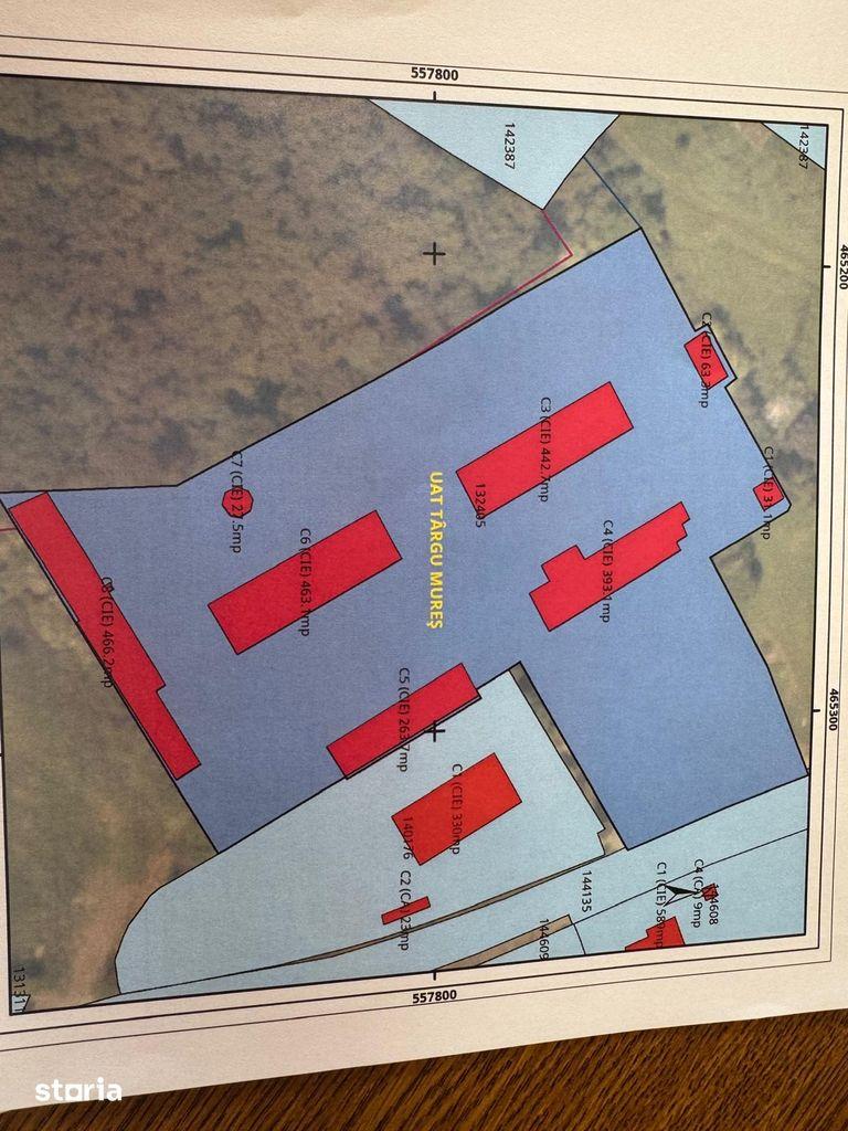 De vanzre teren intravilan 12.880 m2 si constructii - imagine 1