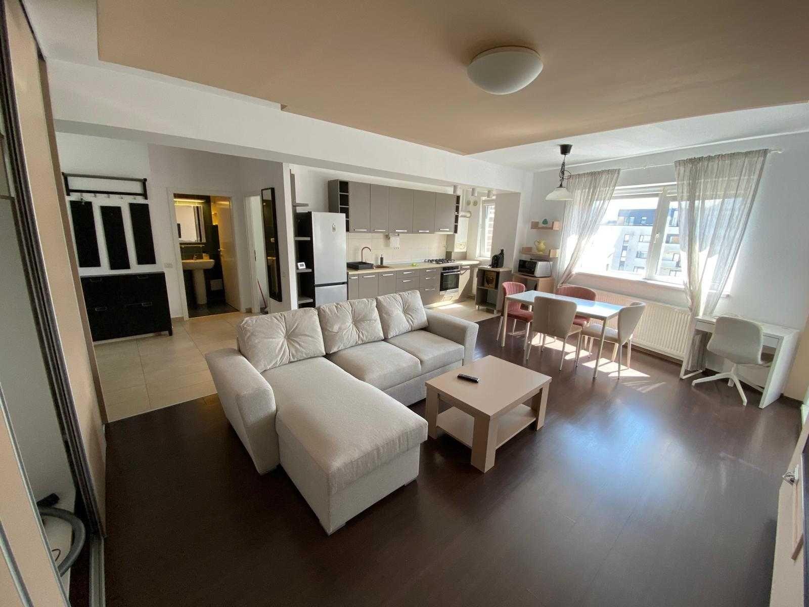 Apartament 2 camere, parcare subterana Alphaville, intrare Racadau