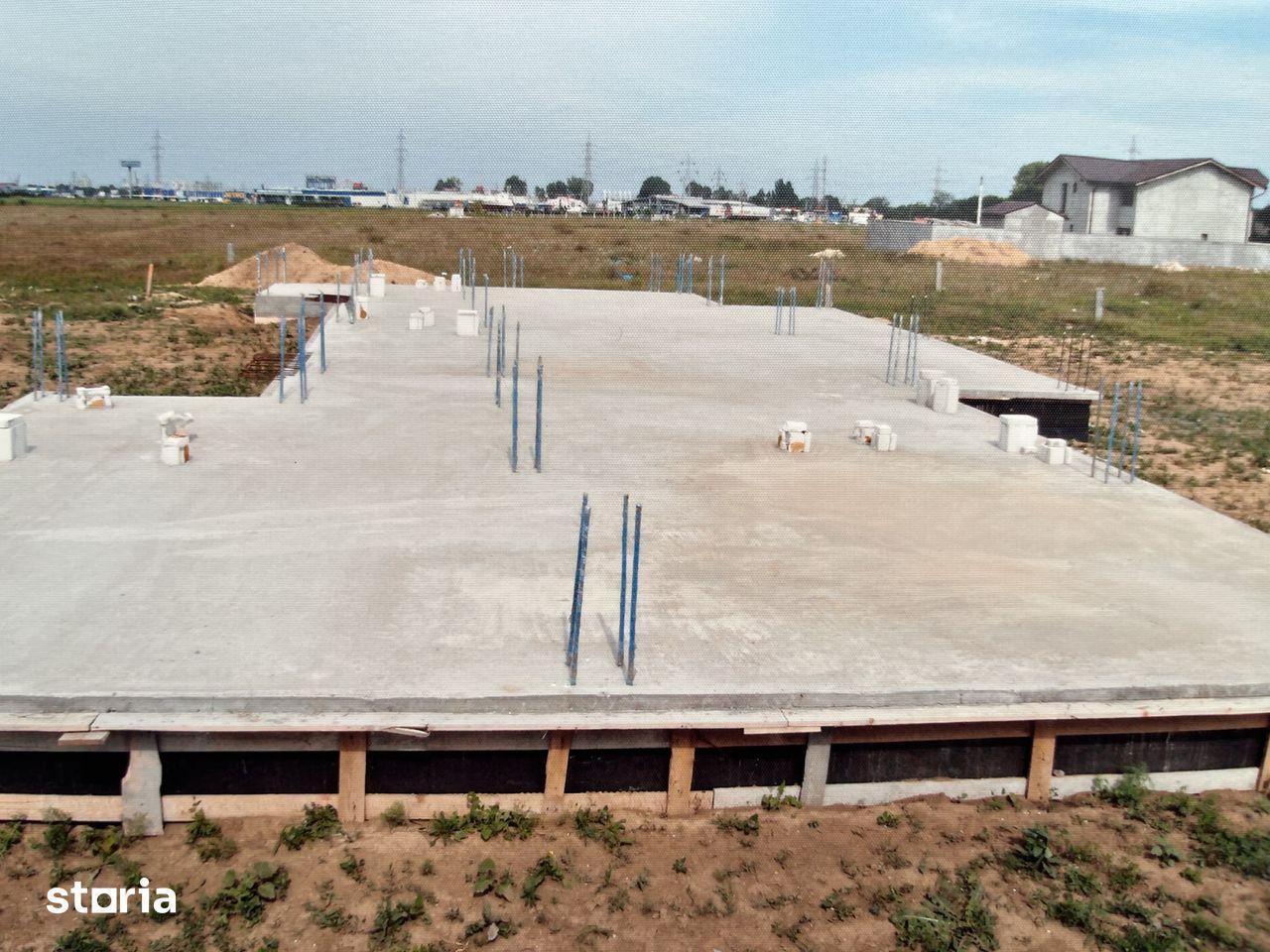 Vand teren 500mp zona Veterani cu fundatie si proiect