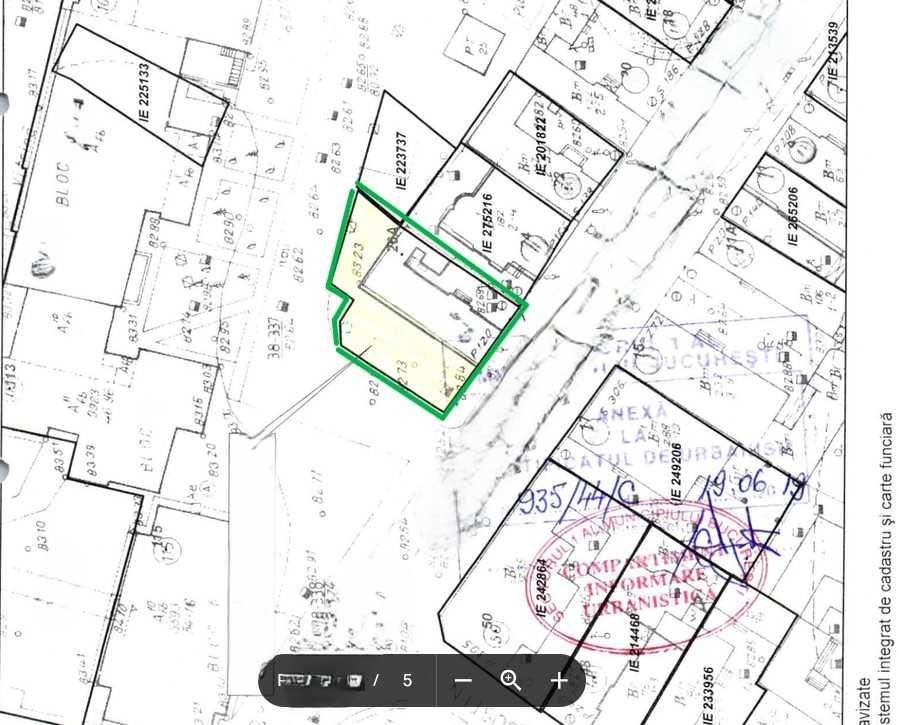 Proprietari vindem Teren intravilan 257 mp in Buc Sector 1, la intersectia a 2 strazi, deschidere la strada neobișnuit de mare :45 metri liniari ) - imagine 1