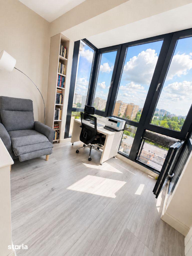 Apartament 3 camere,parcare,2 balcoane,renovat,lângă IOR,metrou Titan