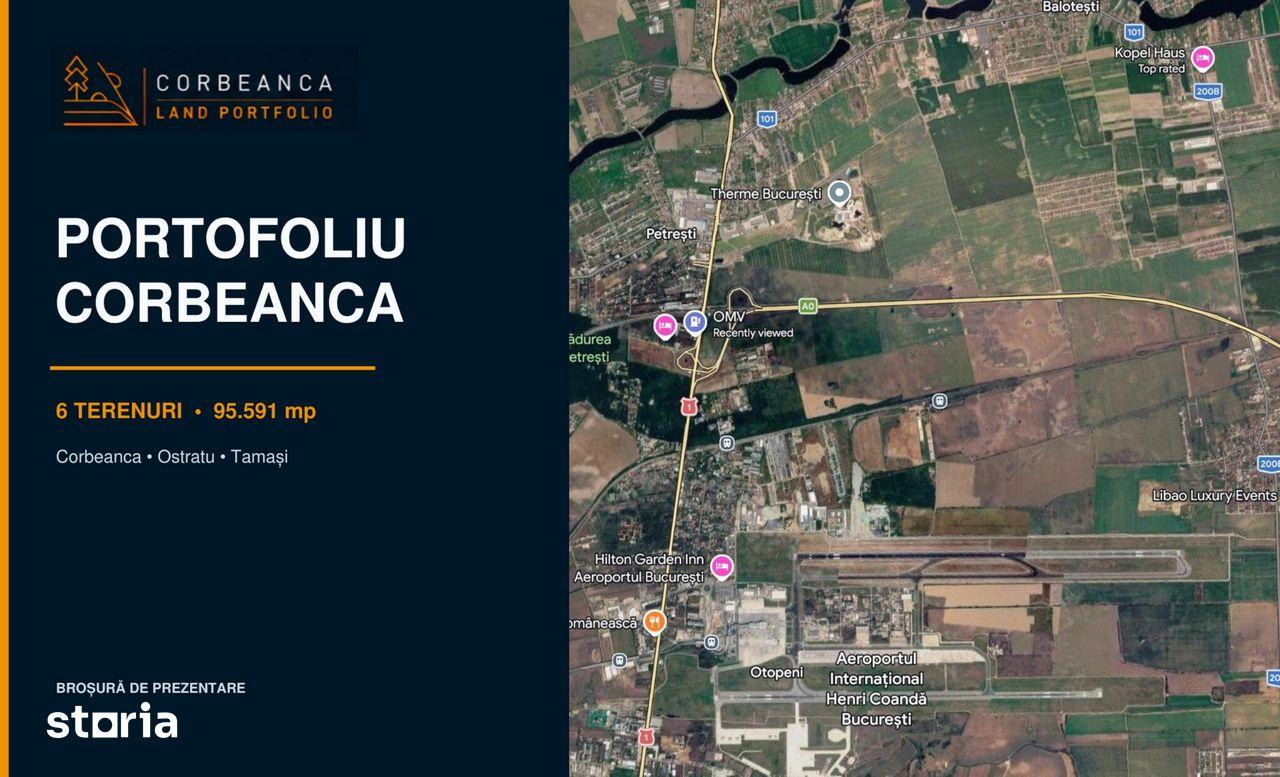 6 terenuri intravilane în Corbeanca 8.750–26.596 mp, de la 33 euro/mp - imagine 1