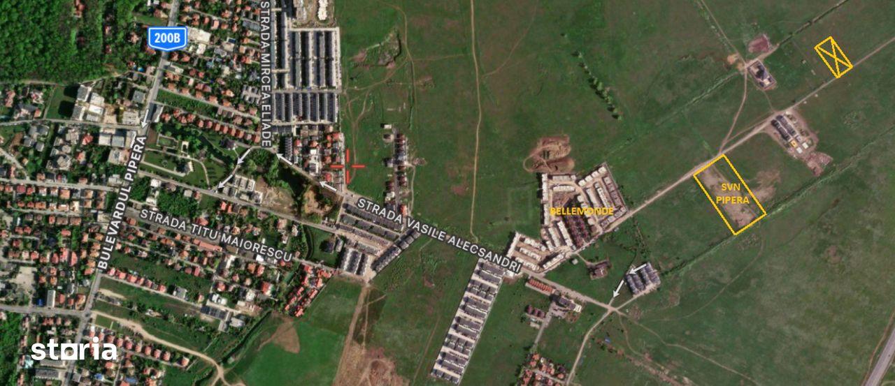 Teren pipera, 2000mp, SVN pipera, str. Elisabeta Rizea, deschidere 24m