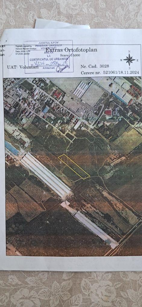 Teren intravilan construibil Voluntari zona Metro