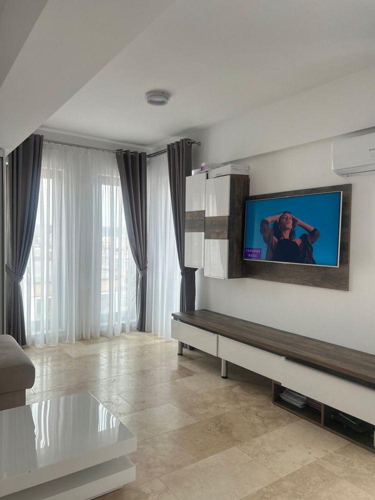 Apartament 2 camere – bloc nou,parcare subterană, complet mobilat și utilat