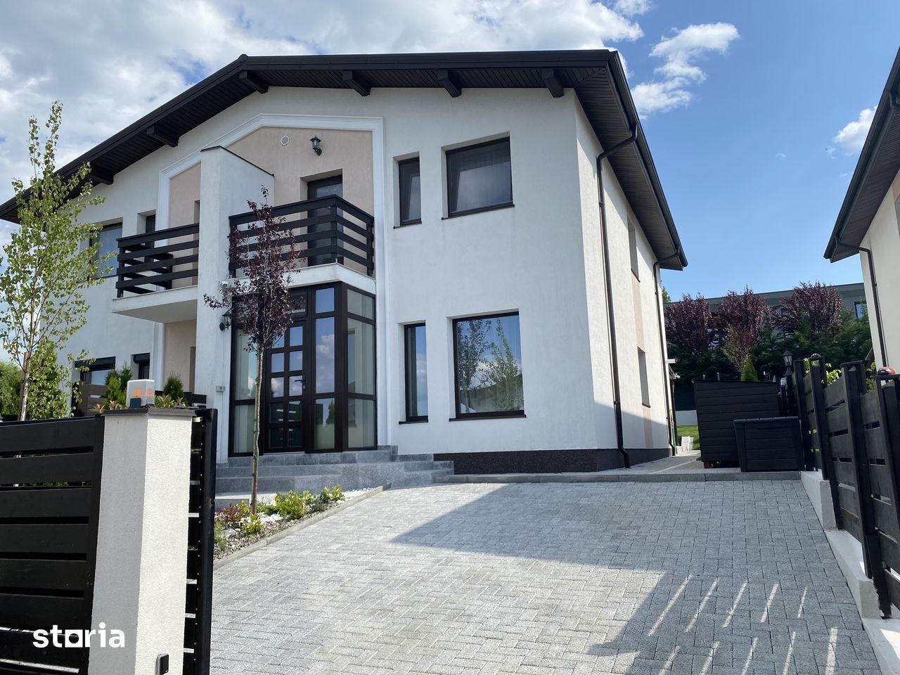 Casă cuplată tip Duplex - cartier La Brazi Residence, zona Bucium