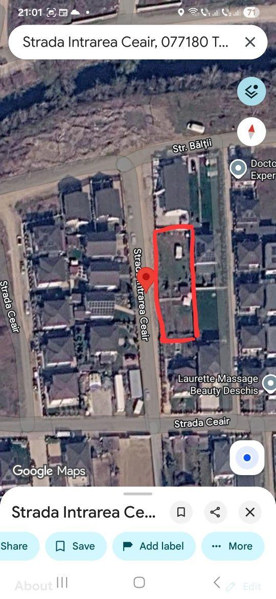 Oază de liniște în Tunari – Teren intravilan 600 mp cu deschidere dublă (40 ml) și utilități complete