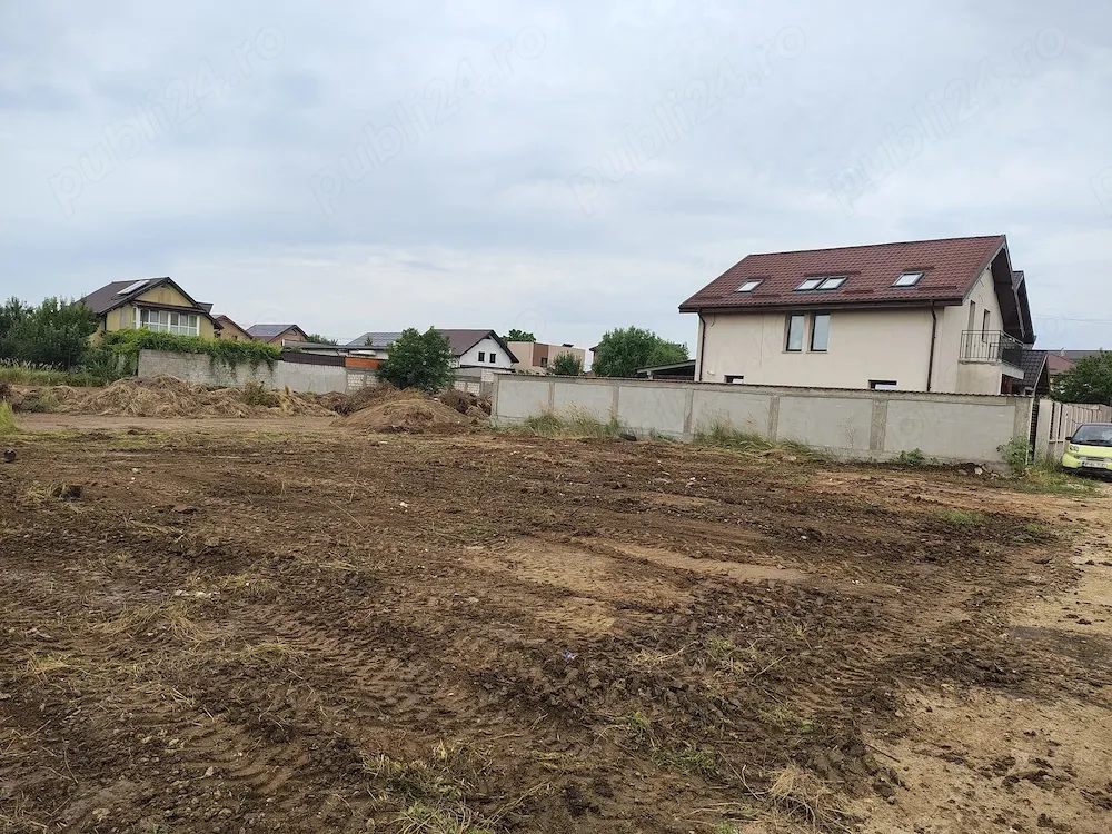 Vanzare teren intravilan 441 mp, pe colț, comuna Berceni, Ideal duplex