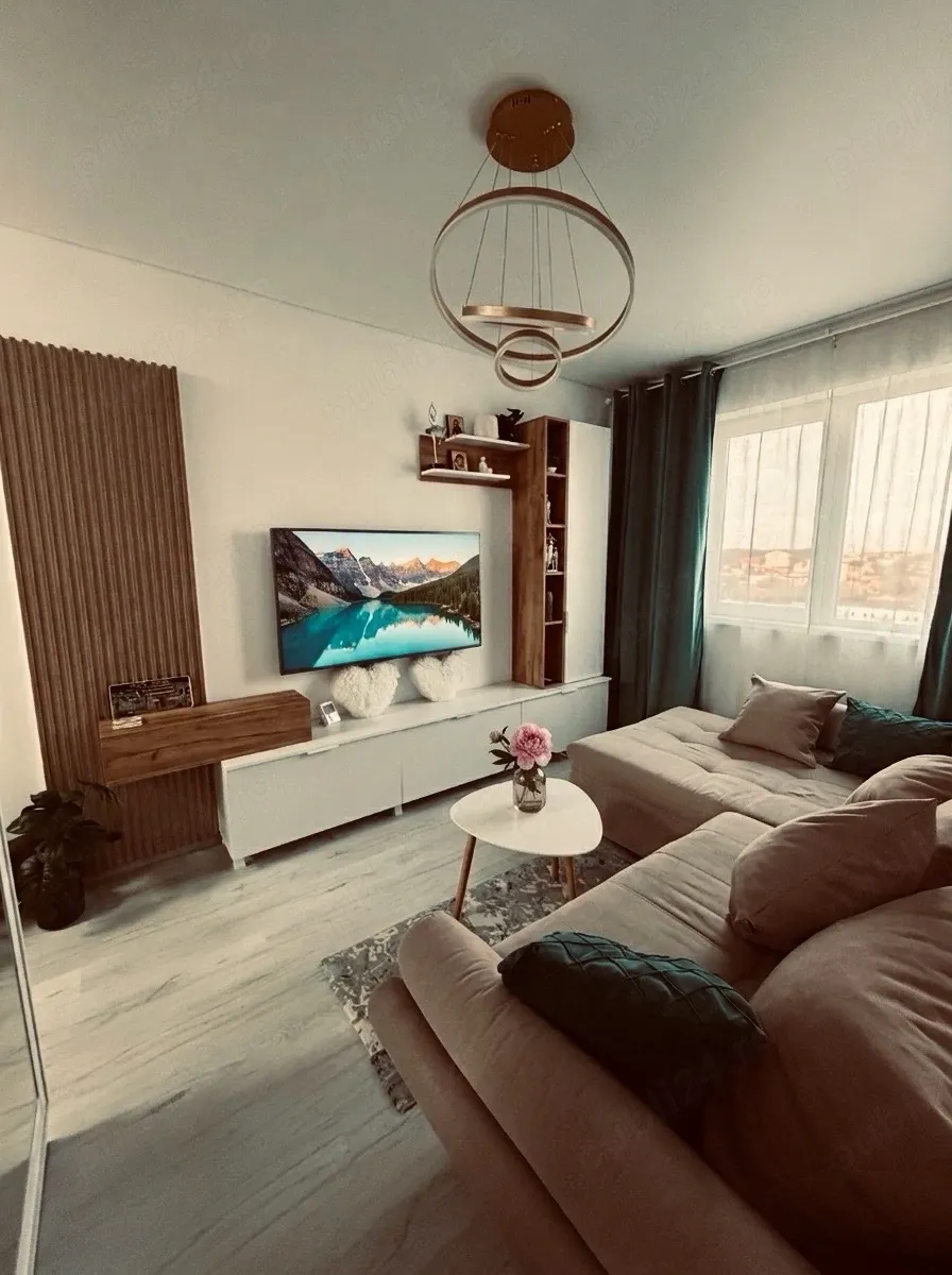 Garsonieră modernă, complet mobilată și utilată | Pollux Residence | Bloc 2024 | Chiajna