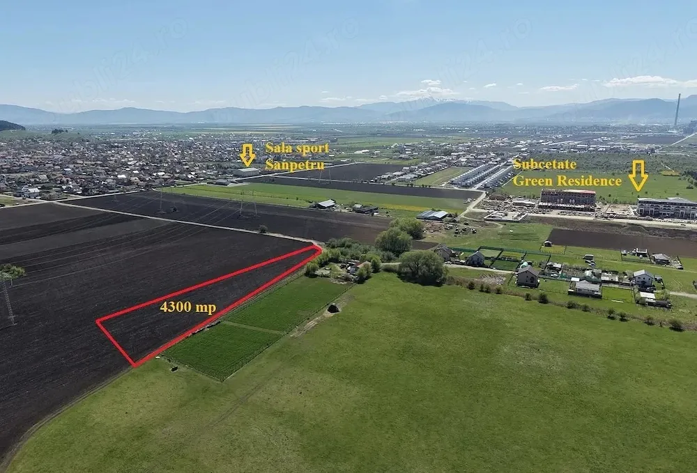 Oportunitate investitie - teren parcelabil Sanpetru 81 500   18,95   m - imagine 1