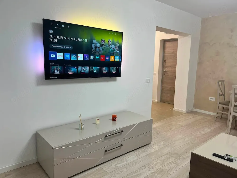 Apartament 2 camere de închiriat complet renovat pe termen lung 600