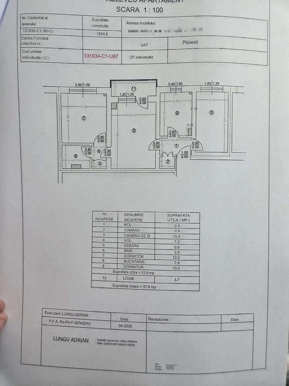 Apartament 3 camere etaj1 4