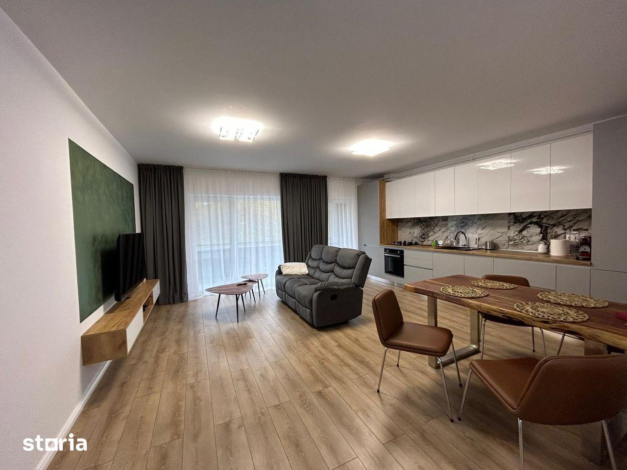 Apartament 2 camere, mobilat, cu balcon - imagine 1