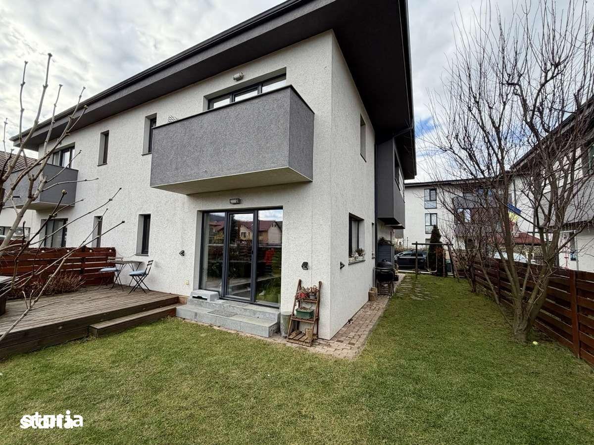 Inchiriez Casa Floresti 125 MP, 2 parcari, 5 camere si Pod de 45 mp