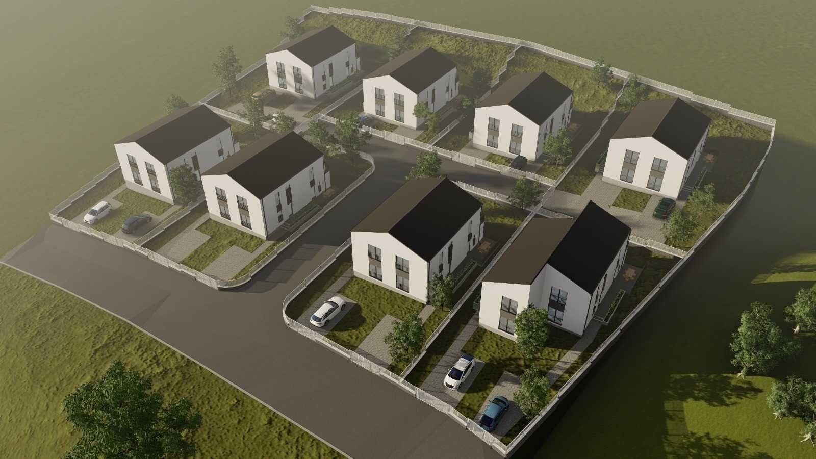 Lot de teren 600 mp de vanzare cu utilitati si autorizatie de constructie duplex in Cristesti - imagine 1