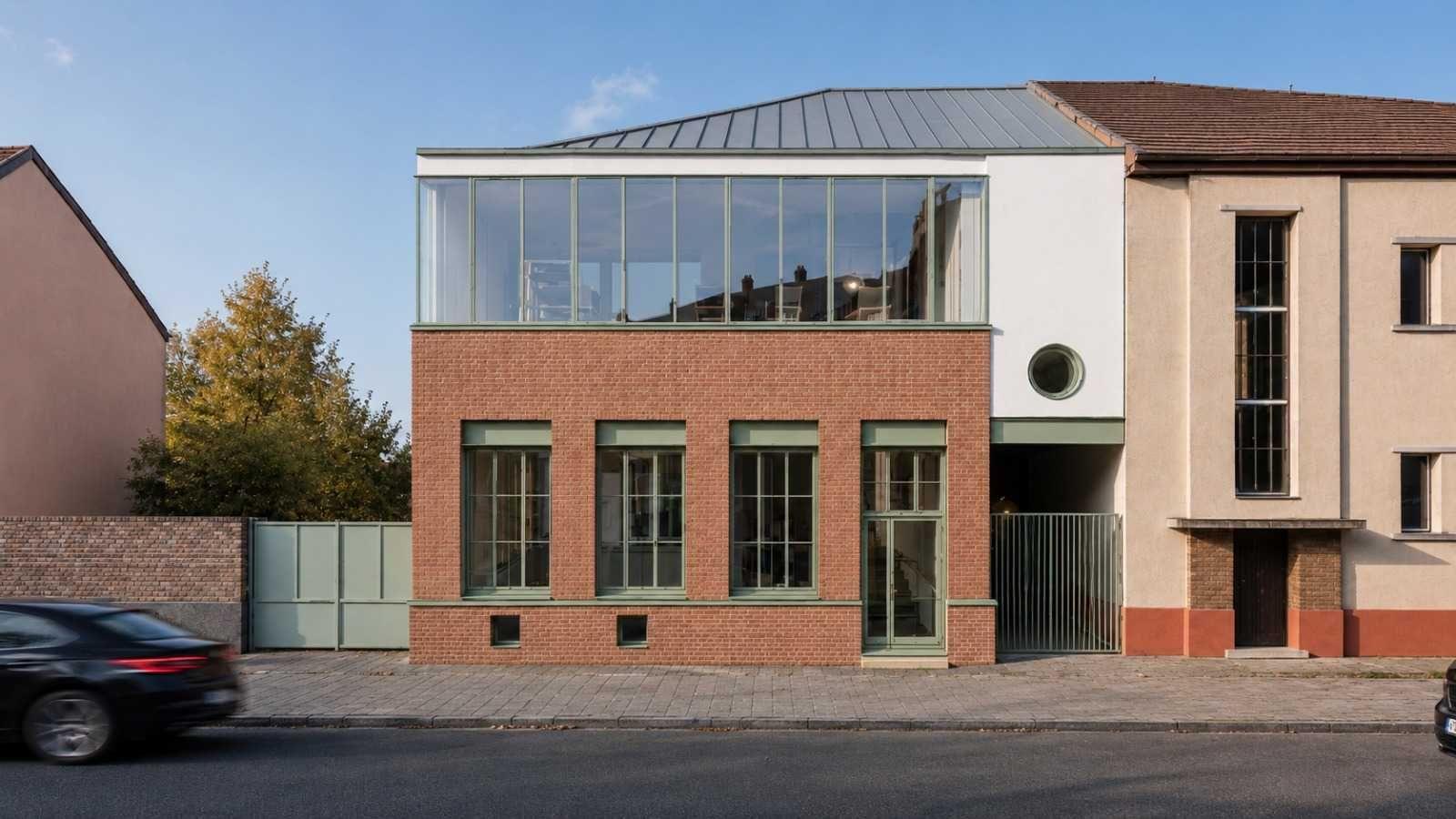 Cladire 250 mp cu autorizatie etajare inca 200 mp langa Politie - imagine 1