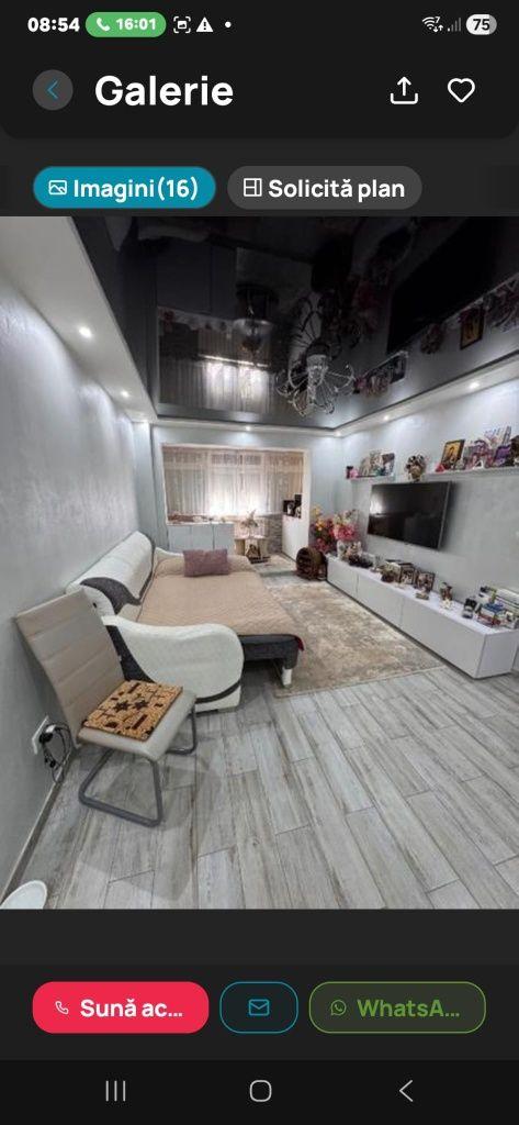 Apartament 3 camere decomandat tomis nord vis a vis de hotel Zodiac stradal vedere la bulevard parcul Tabacarie etaj3/4